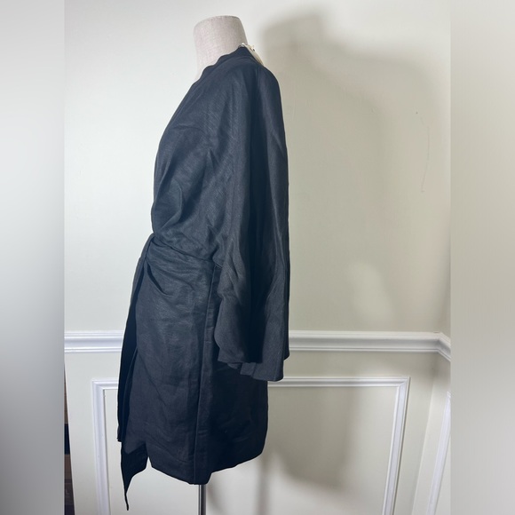 Significant Other Linen Blend Lola Dress Black - Picture 9 of 14
